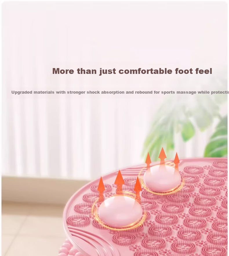 Duweike Acupressure Foot Massage Pad, Ultra-Slow Running Mat, Soft Rubber Sole, Gray, 55cm 3