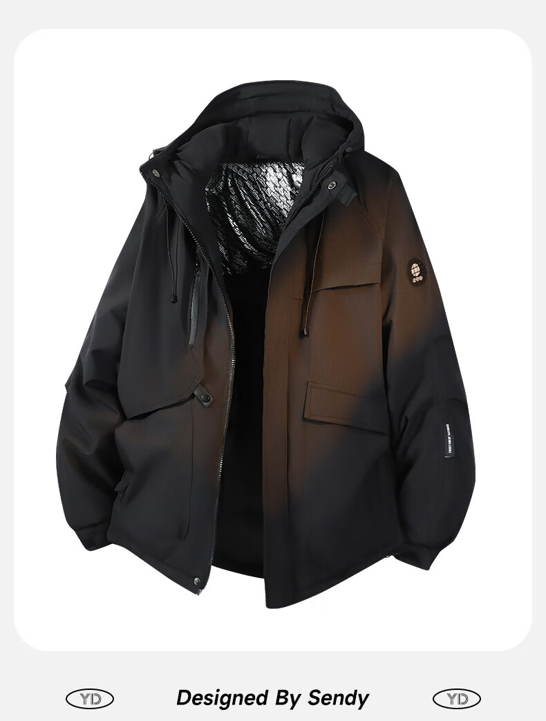 Warrior Men's Cotton Padded Jacket Autumn Winter Plus Size Thickened Warm Bread Jacket Loose Coat New Year Battle Robe 10