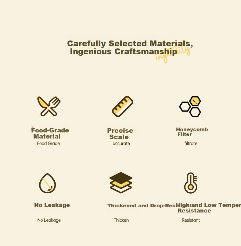 Jingmao Cocktail Shaker Set, Lemon Tea Maker Tool, Cocktail Manual Shaker, Muddler, Jigger, Shaker Bottle 3