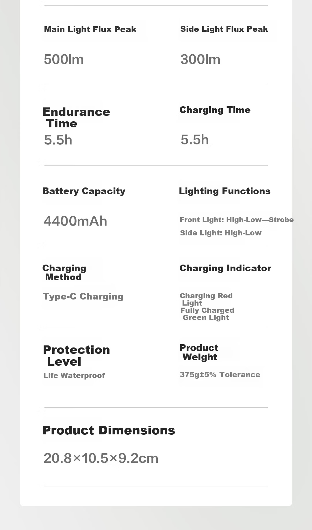 Deli Flashlight, Typhoon Emergency Light, High Brightness, Long Battery Life, Ultra-Bright, Long-Range, Handheld Searchlight, Emergency Patrol Mining Lamp 10