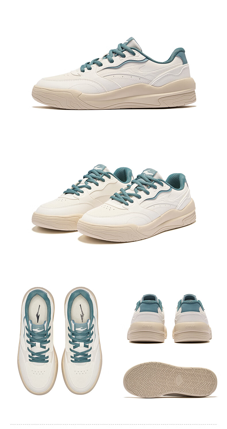ERKE Men's Sneakers 2026 New Lightweight Casual White Shoes Sports Shoes Yangfan 2 12