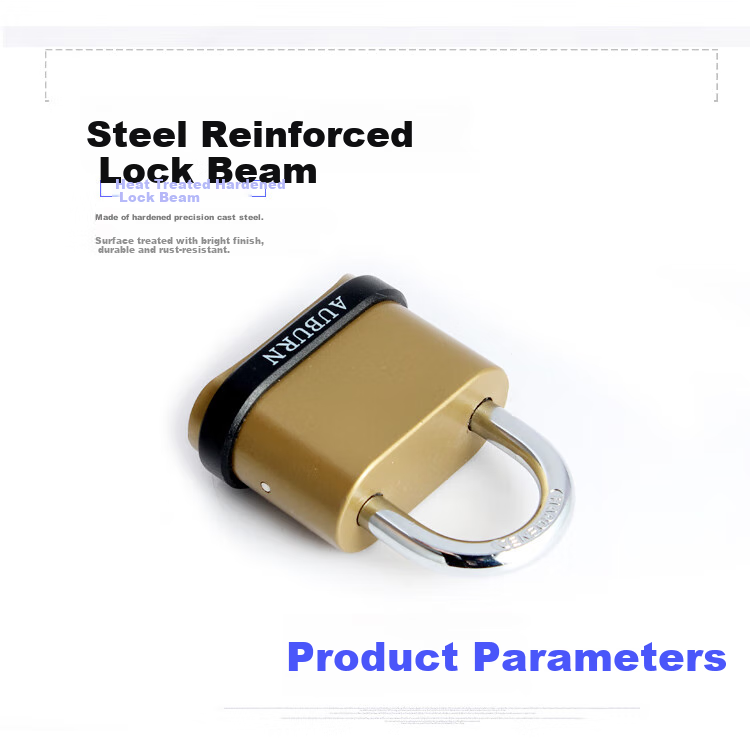 Aoben Password Padlock 7612, Cargo Door Lock, Anti-Theft Lock, Indoor And Outdoor Door Lock 6