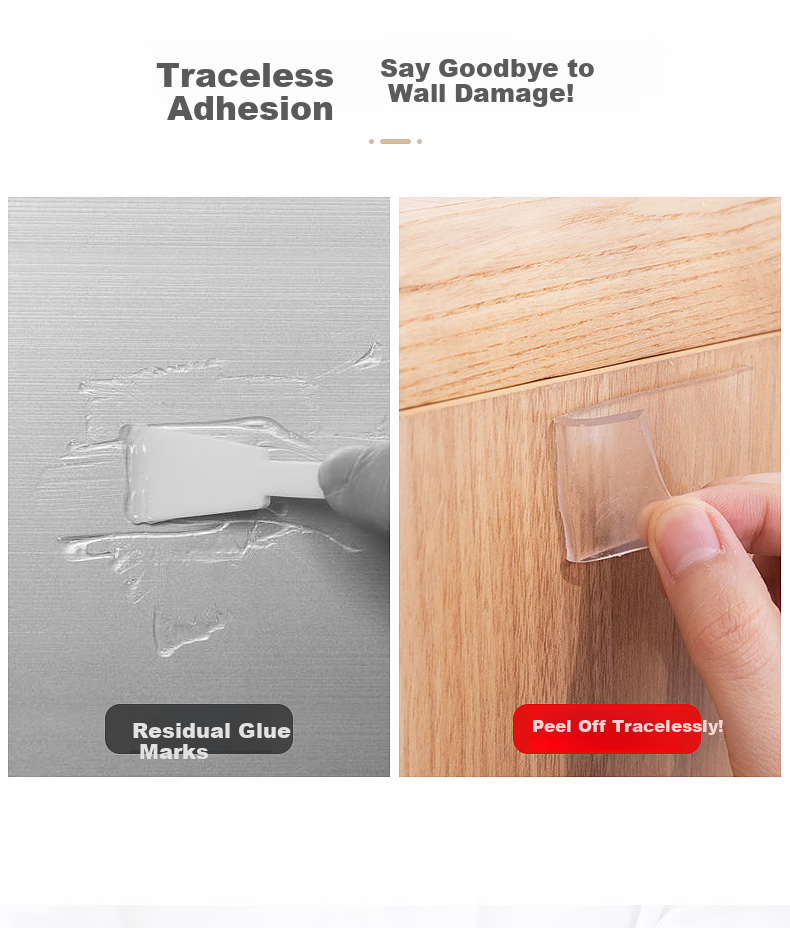 Taili Nano Invisible Double-Sided Tape, Transparent Waterproof Strong Adhesive Double-Sided Sticker, Wall Climbing Tape, Socket Tape, Sticky Tape, 30mm*1m 5