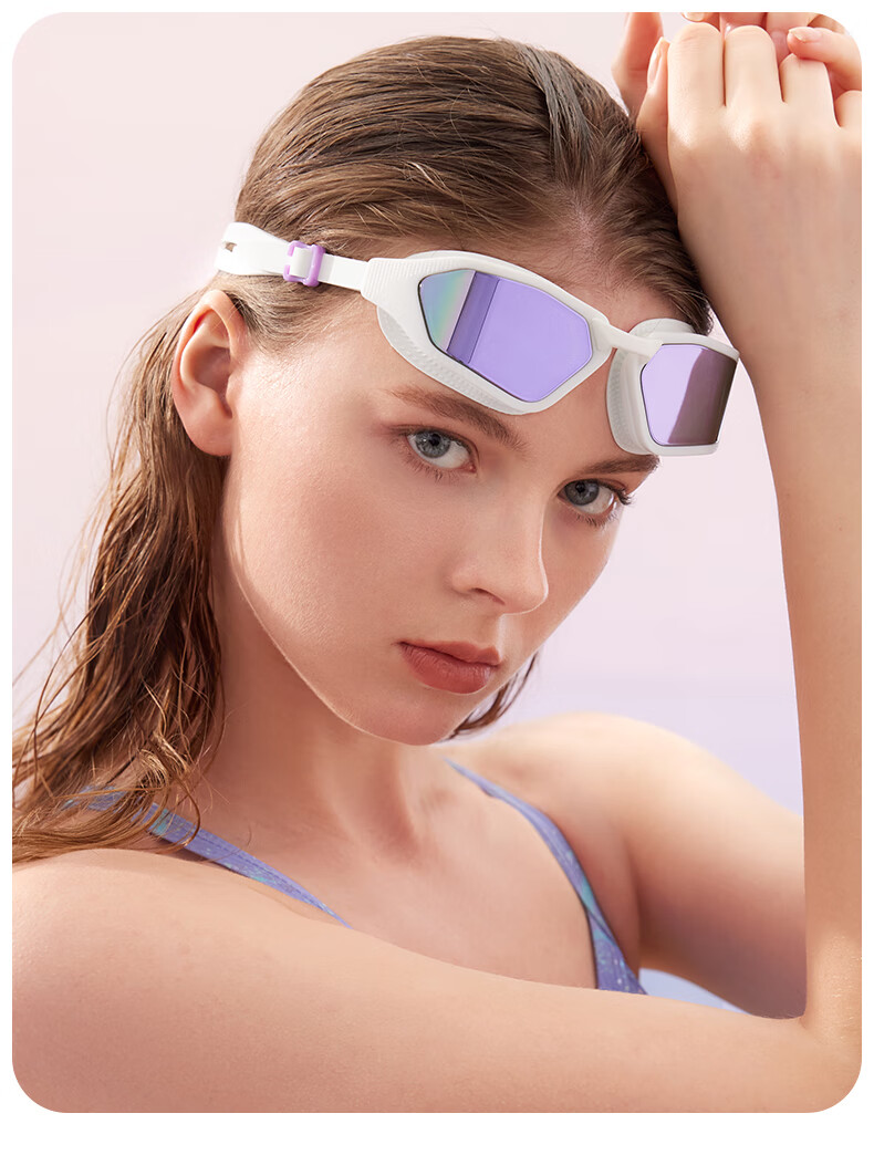 WATERTIME Prescription Anti-Fog Waterproof Swimming Goggles for Adults, High-Definition Coated Lens, Unisex 6
