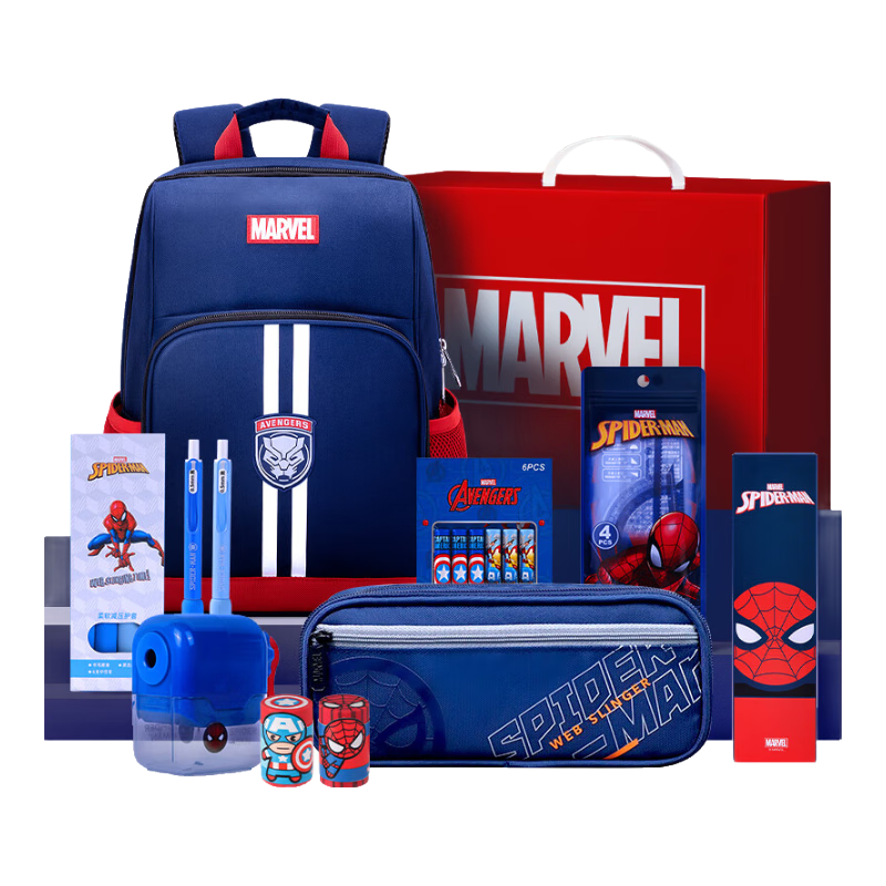 Disney Backpack Elementary School Boys Grades 3-6 Stationery Set School Supplies Gift