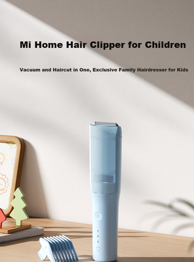 Mijia Children's Hair Clipper, Xiaomi Baby Hair Trimmer That Doesn't Damage The Scalp, Home-Use Hair Cutting And Shaving Electric Trimmer for Babies' Hair, Graduation Gift 1