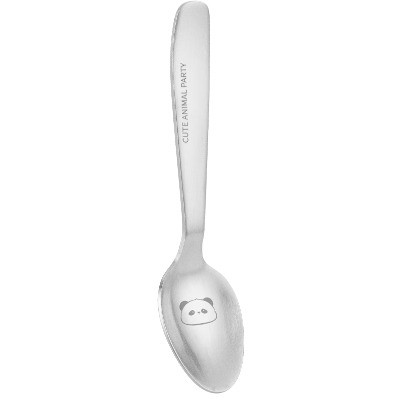 CAIZHI Cartoon Children's Spoon 316L Stainless Steel Fork and Spoon Baby Feeding Utensils CZ6344