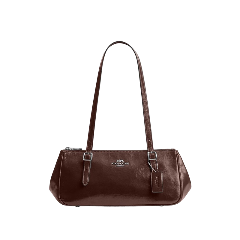 COACH ASHER Women's Solid Color Shoulder Crossbody Baguette Bag Maple Leaf CBJ05 Gift