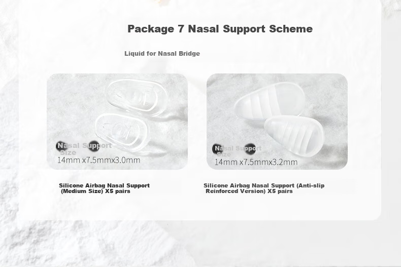 Yanjingbang Titanium Metal Anti-Pressure Mark And Non-Slip Nose Pads, Bridge And Eyeglass Frame Accessories 28