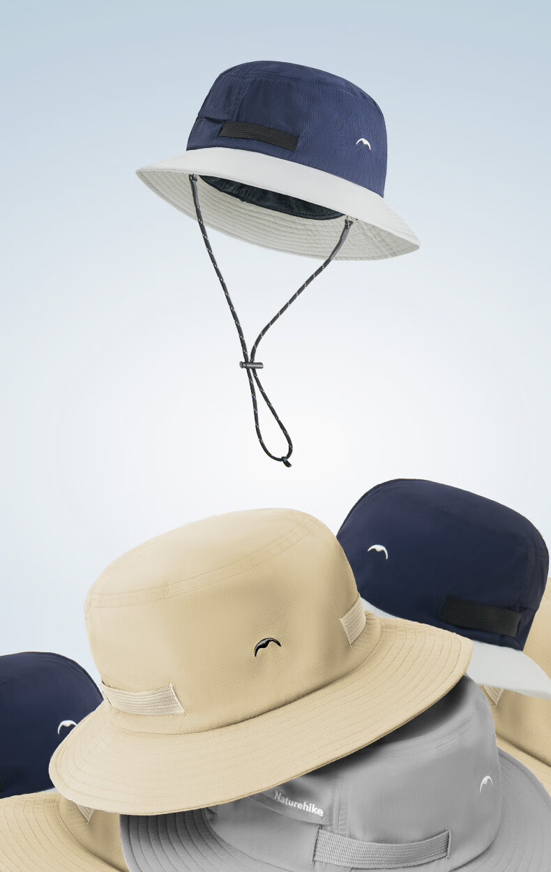 Naturehike Outdoor Hiking Mountaineering Cooling Wide Brim Bucket Hat Men 2026 Spring Summer New Sun Protection Cap Women 6