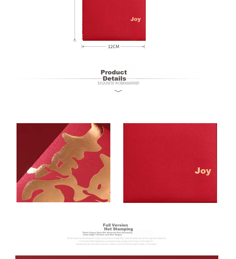 Youxueku Red Envelope, Creative And Personalized New Year Money Packets, Thick Gold-Stamped Red Envelopes for Enterprises, Hundred-Yuan And Thousand-Yuan Denominations, Lucky Red Envelopes, 10-Pack Popular Items 1