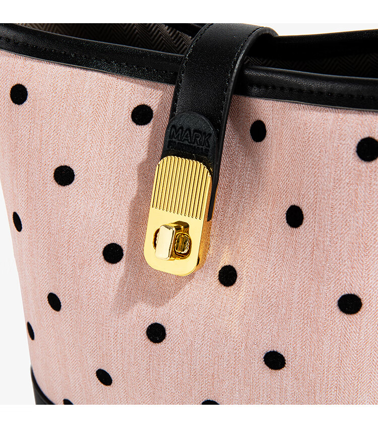 Mark Fairwhale New Polka Dot Dopamine Bucket Bag Commuter Party Handbag Shoulder Bag for Women Birthday Mother's Day Gift 7