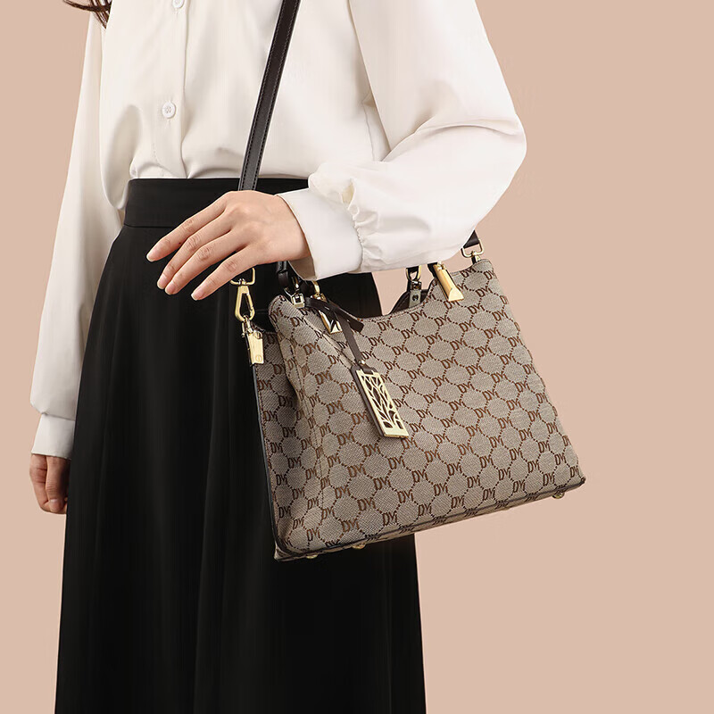 Aiqinghai Handbag, Women's Bag, Shoulder Crossbody Bag, Large Capacity, Commuter Style, Niche Birthday Mother's Day Gift, Practical Present for Mom