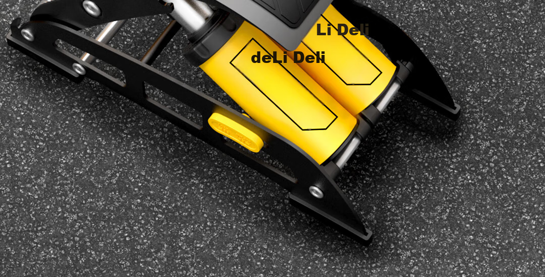 Deli Deli Dual-Handle Foot Pump High-Pressure Air Pump for Bicycles, Motorcycles, Electric Vehicles And Basketball Inflation with Gauge 2