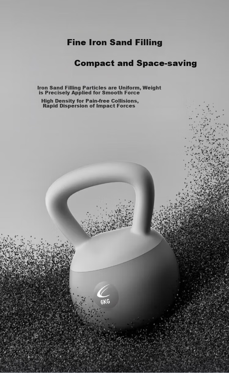 Chengyue Soft Kettlebell, for Men And Women, Fitness Swinging Dumbbell, Exercise Equipment, Training, 10KG, Sky Blue, CY-556 5