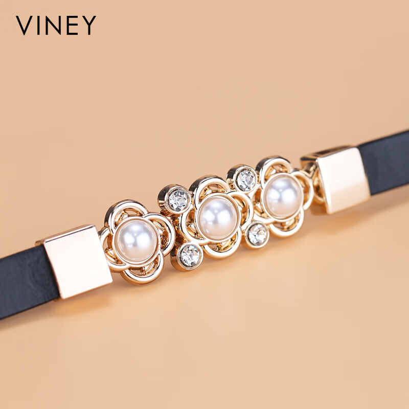 Viney Women's Genuine Leather Belt Decorative Waistband for Skirts and Sweaters Casual Stylish Birthday Gift
