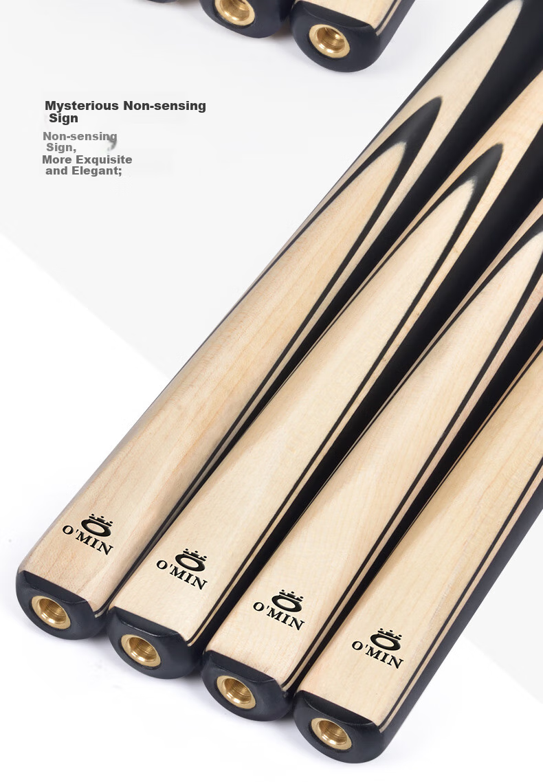 Aomi Ice Blade Pool Cue, Full-Length Small Tip Snooker Cue, Chinese Black Eight Billiard Cue, 16 Colors, 11.5mm 11
