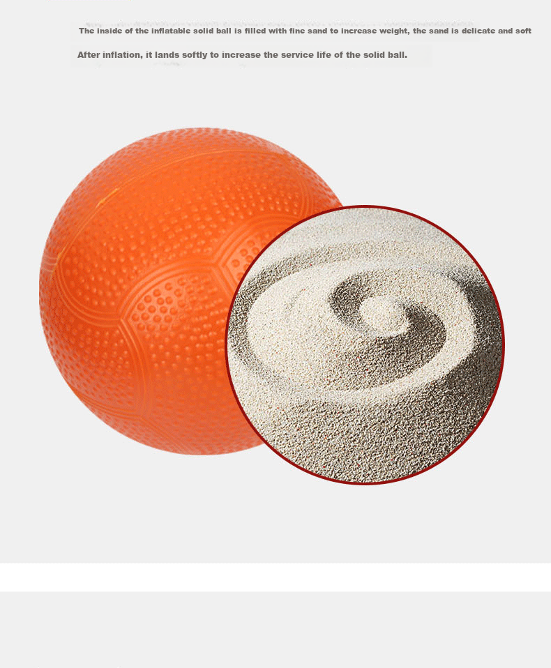 Muzhou Solid Ball, 2kg Competition Exam Throwing Inflatable Solid Ball, Middle School Exam-Specific Professional Training Ball, 2KG 6