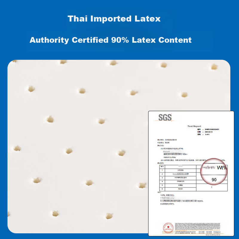 Baopo Student Dormitory Mattress, 90x190cm, Thai Natural Latex Foam Mattress, Single Bed for Rental Apartments, Tatami Mat