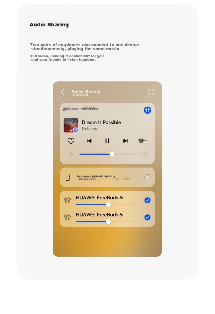 HUAWEI FreeBuds 6i True Wireless Noise-Cancelling Bluetooth Earphones, Flagship-Level Noise Reduction Music Gaming Entertainment Headphones, Compatible with Android/iOS Phones, Sky White 21