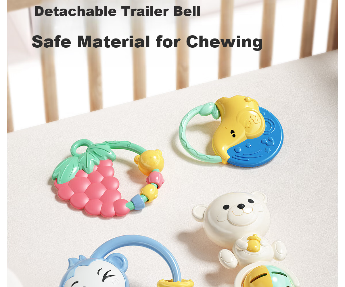 Xinge Baby Crib Rattle, Bluetooth Remote Control, Rechargeable Version, Musical Bed, Baby Soothing Rattle, Newborn Birthday Gift 10