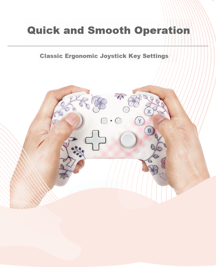 PowerA Officially Licensed Switch Controller, Switch 2 Controller, NS2 Bluetooth, Motion Control, Zelda, Mario, Pokemon, Pikachu Garden Controller 4