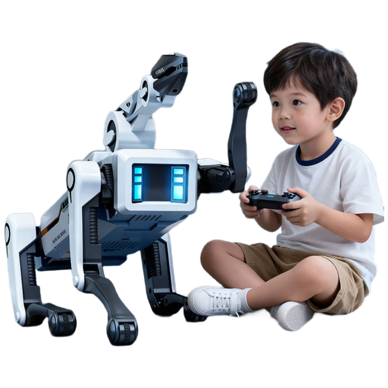 Deepseek Smart Robot Dog Toy for Kids Ages 6-10 Remote Control Robot Car Birthday Gift for Boys and Girls