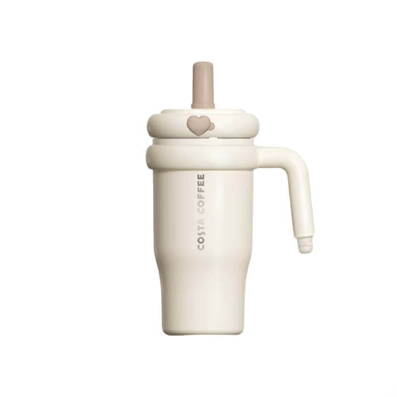 COSTA Giant Large Capacity Insulated Water Bottle with Straw for Men And Women, Student Ice Cup, Stainless Steel Dragon Boat Festival Gift