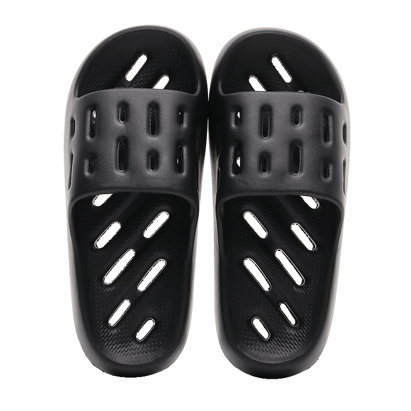 Ganmai Bathroom Slippers Men Indoor Home Shower Non-Slip Quick-Dry EVA Odor-Resistant Pink Size 39-40
