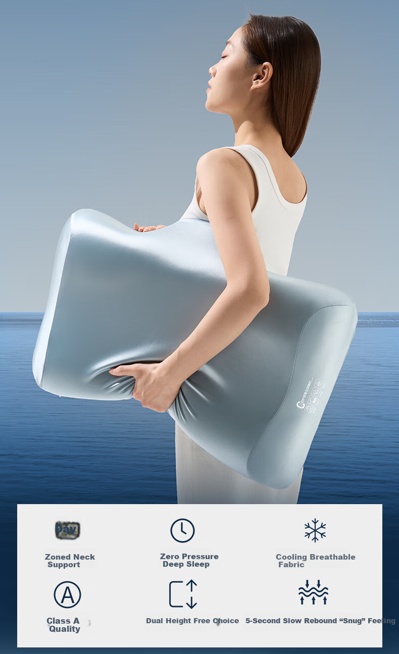 Hengyuanxiang Memory Foam Pillow, Class A Antibacterial, Zero Pressure Deep Sleep Pillow, Neck Protection, Cloud-Like SPA Slow Rebound Memory Cotton Pillow, Deep Sleep Pillow 3
