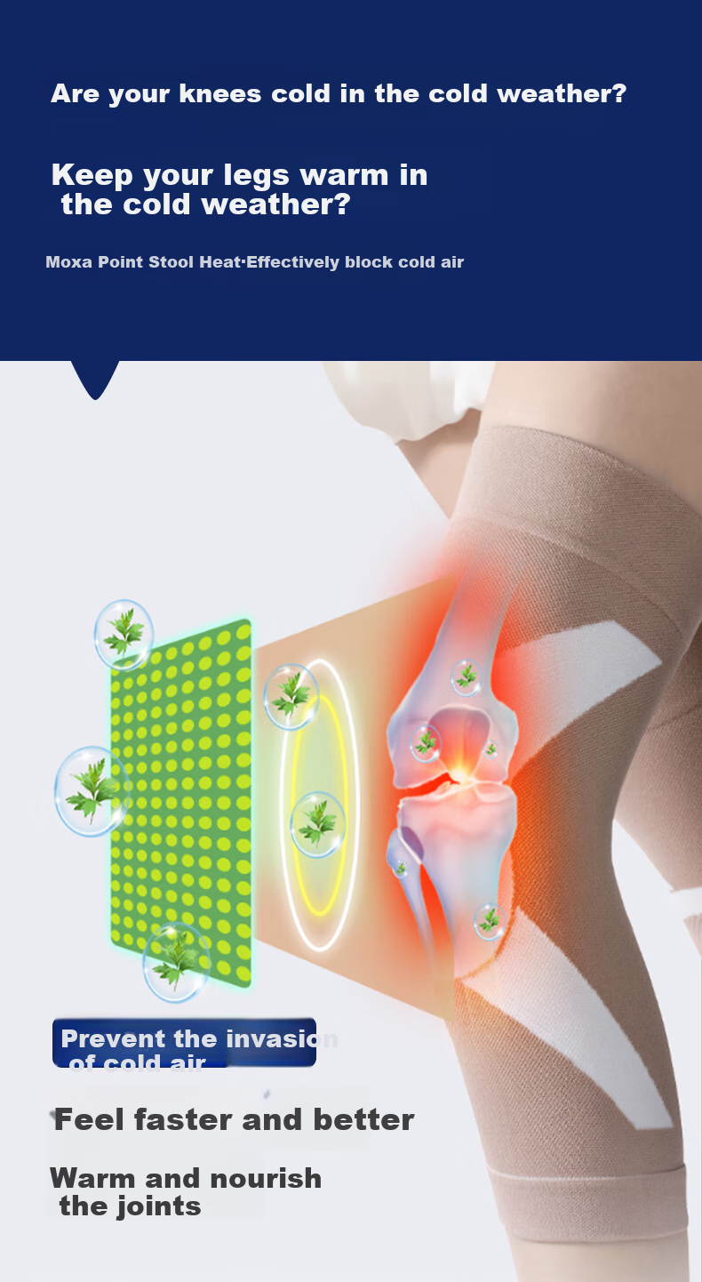 Fashuo Magnetic Therapy Warm Knee Brace, Heat Generation for Autumn And Winter, Meniscus Injury Prevention, Cold Legs Treatment, Fluid Retention Relief, Arthritis Knee Protection Gear 4