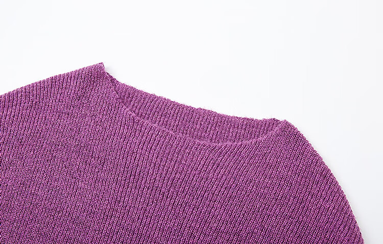 Demana [Dopamine Textile Love] Spring Lazy Style Crew Neck Long Sleeve Wool Blend Slimming Knit Sweater for Women 3