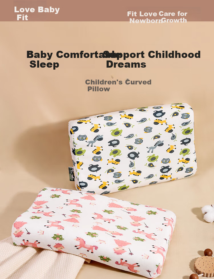 Aibaoshi Children's Pillow, Baby Kindergarten Nap Pillow, Infant Pillow for Ages 2-12, Primary School Student Rest Pillow, Little Princess S417 1