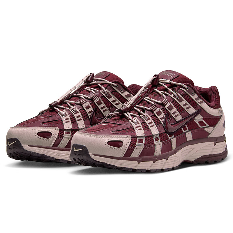 NIKE Women's Casual Shoes Cushioning Retro P-6000 Sneakers IM5237-600 Rose Red 37.5