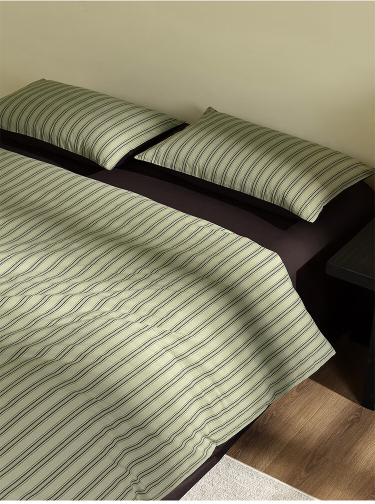 MIDO HOUSE Mingdu Pure Cotton Four-Piece Bedding Set, 100% Cotton Class A High-End Luxury Feel Fitted Sheet, Duvet Cover, Quilt, 220x240cm, Aodeler 6