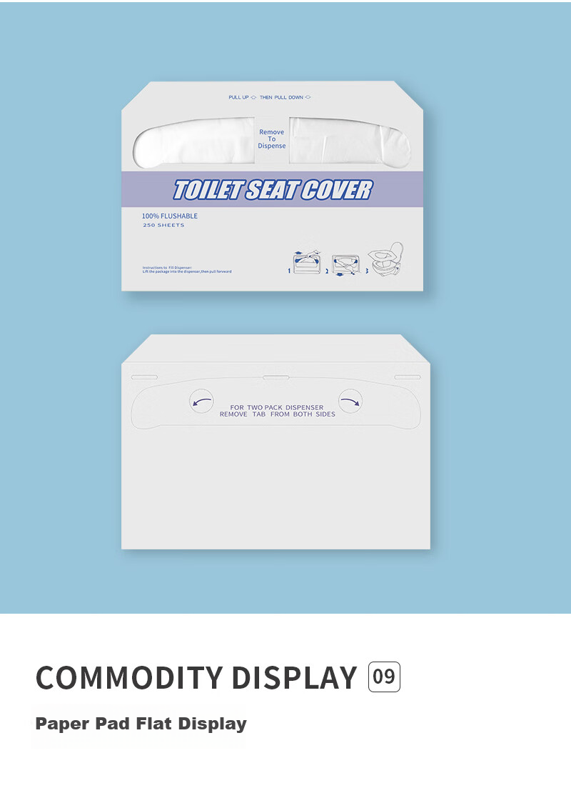 Xingfang Disposable Toilet Seat Covers, Soluble Water-Soluble Toilet Seat Pads for Postpartum Women, 250 Sheets 13