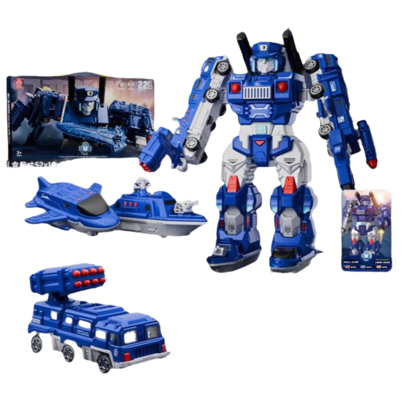 Lankupa Magnetic King Kong Transforming Robot Magnetic Assembly Educational Toy Car for Kids Boys and Girls Ages 3-6 Birthday Gift