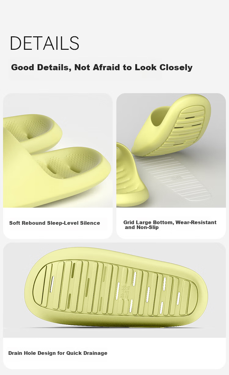 Sanli Bathroom Slippers for Men And Women, Non-Slip, Odor-Resistant, Summer Indoor Sandals, White, Size 38-39 10