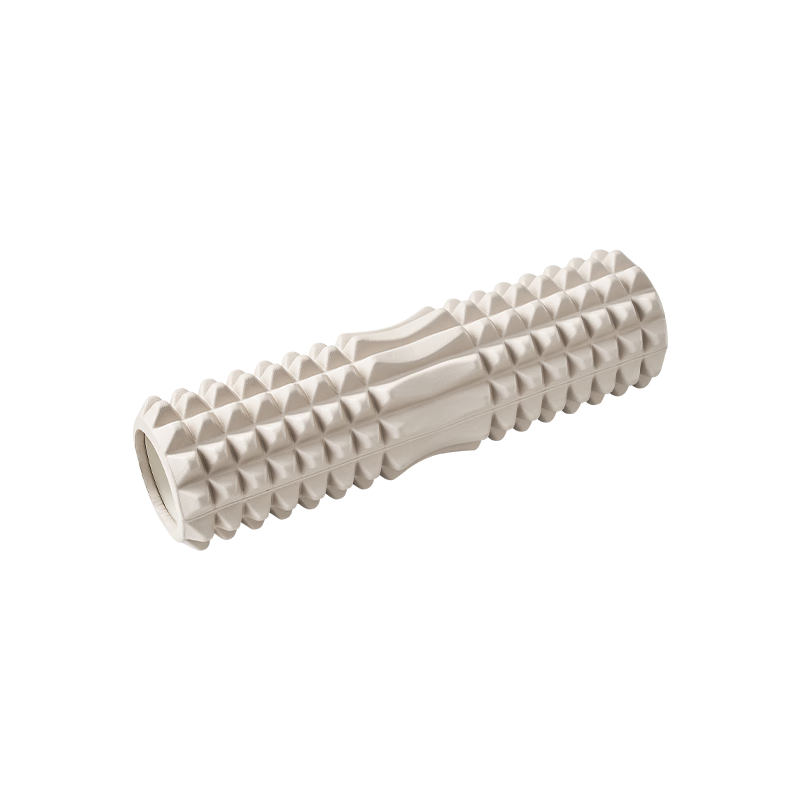 JD Jingzao Foam Roller Spiky Muscle Relaxation Leg Massage Roller Yoga Stick Fitness Equipment Gardenia White
