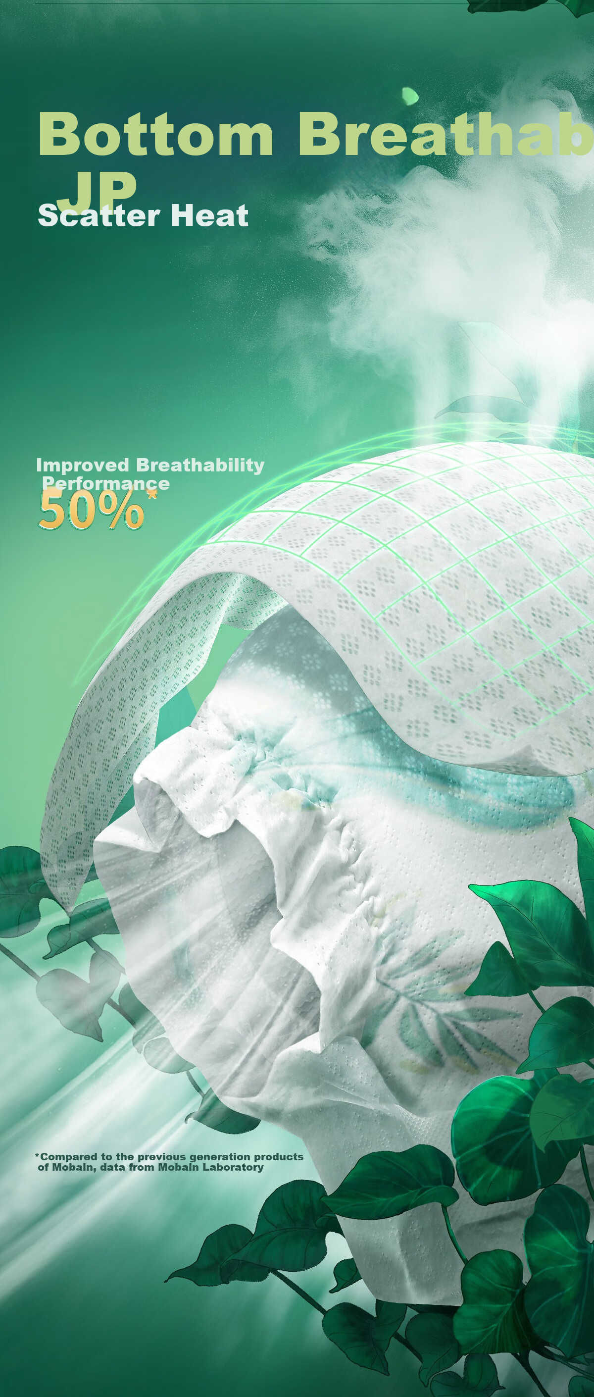 MOBEIEN [10 Times Cleaner Factory] Baby Diapers Breathable Pull-Ups XXL Size 18 Pieces 8
