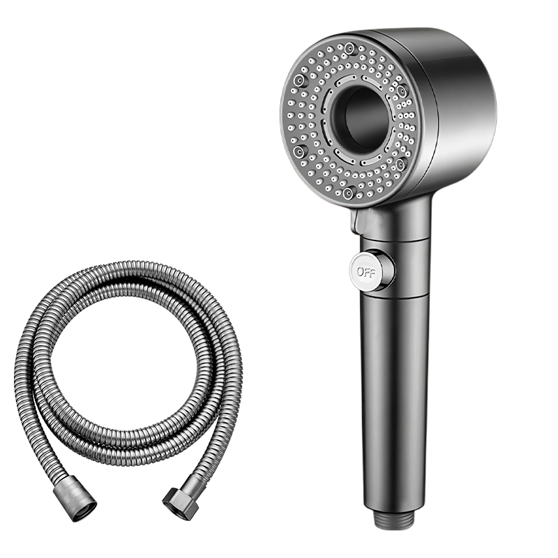 HOMK [Germany] XCC Series High-Pressure Shower Set with Powerful Water Flow and Filter, 2-Piece