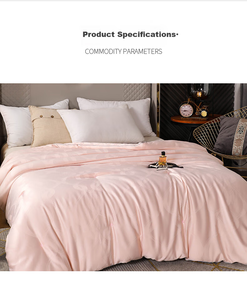 Hengyuanxiang 100% Natural Wild Silk Parent-Child Comforter Set, Antibacterial Two-In Duvet, Filling 1.5x2m Approximately 6.9 Ji 1