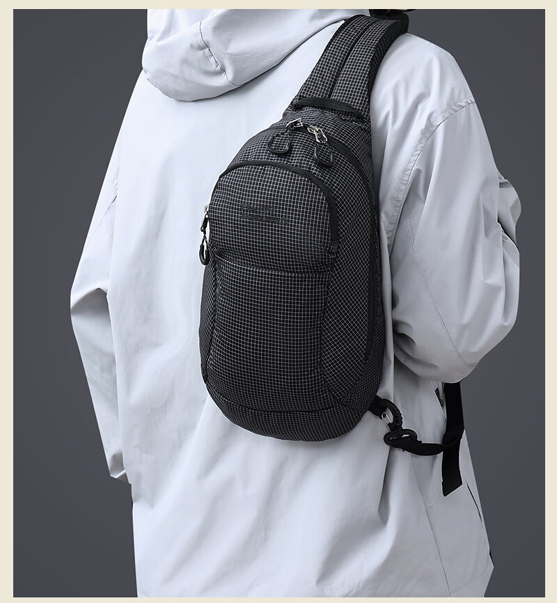 ALPINT MOUNTAIN Outdoor Trendy Crossbody Bag Chest Bag Shoulder Bag Small Backpack Large Capacity Casual Travel Cycling 18
