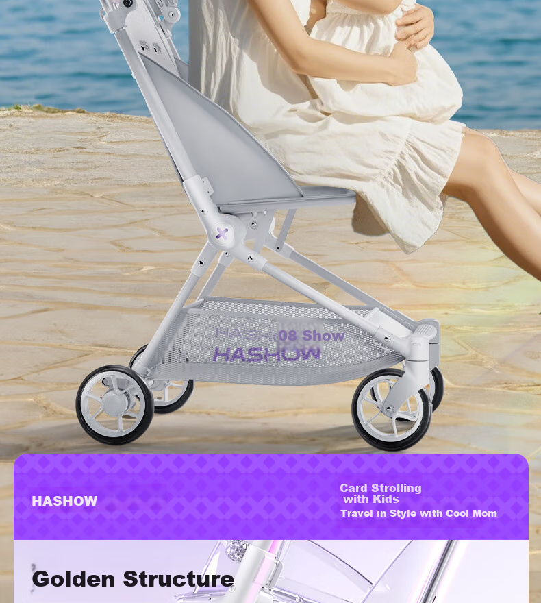 HaXiu X3pro Explorer Baby Pocket Stroller Foldable Lightweight Convertible Toddler Pram 28