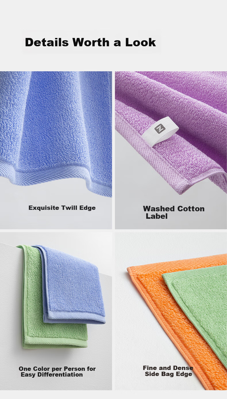 A-Life Thick Large Bath Towel, Sealed Class A Pure Cotton Absorbent Adult Bath Towel, Soft Quick-Drying Large Bath Towel for Men And Women, Blue 3