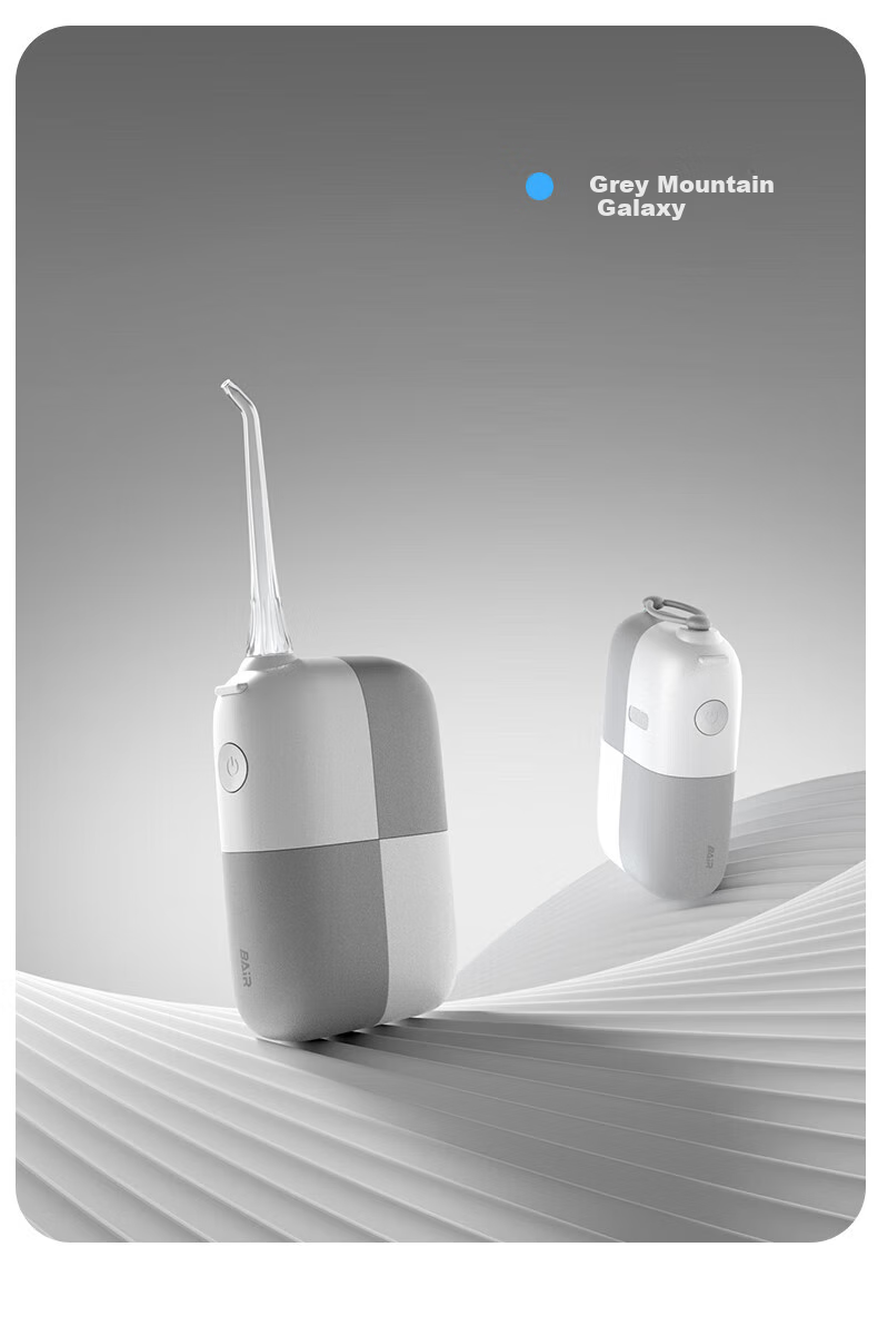 BAIR Portable Water Flosser, Orthodontic Professional Electric Dental Irrigator, Water Flosser Gift Box Set V6 Summer Rose 13