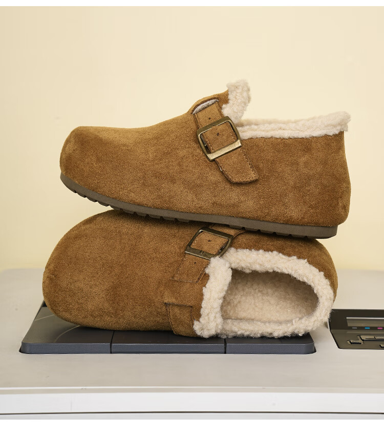 Global Full-Coverage Thick-Soled Birkenstock Women's 2026 New Style Height-Increasing Bean Casual Soft Sole Sneakers 19