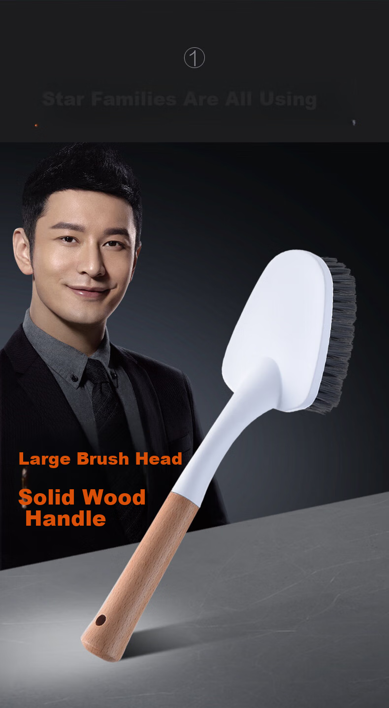 Dawei Floor Brush Cleaning Tool Bathroom Crevice Brush Triangle Brush Head Multi-Functional Cleaning Brush for Bathroom Walls K10 2