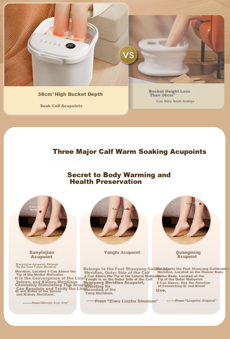 Midea Foot Soaking Bucket, Massage Foot Bath Tub, Heated And Warm, Automatic Massage, Foot Washing Basin, Sterilizing Foot Bath, Constant Temperature, Birthday Gift for Boyfriend, Girlfriend, Elders, Practical ZL305Max 10