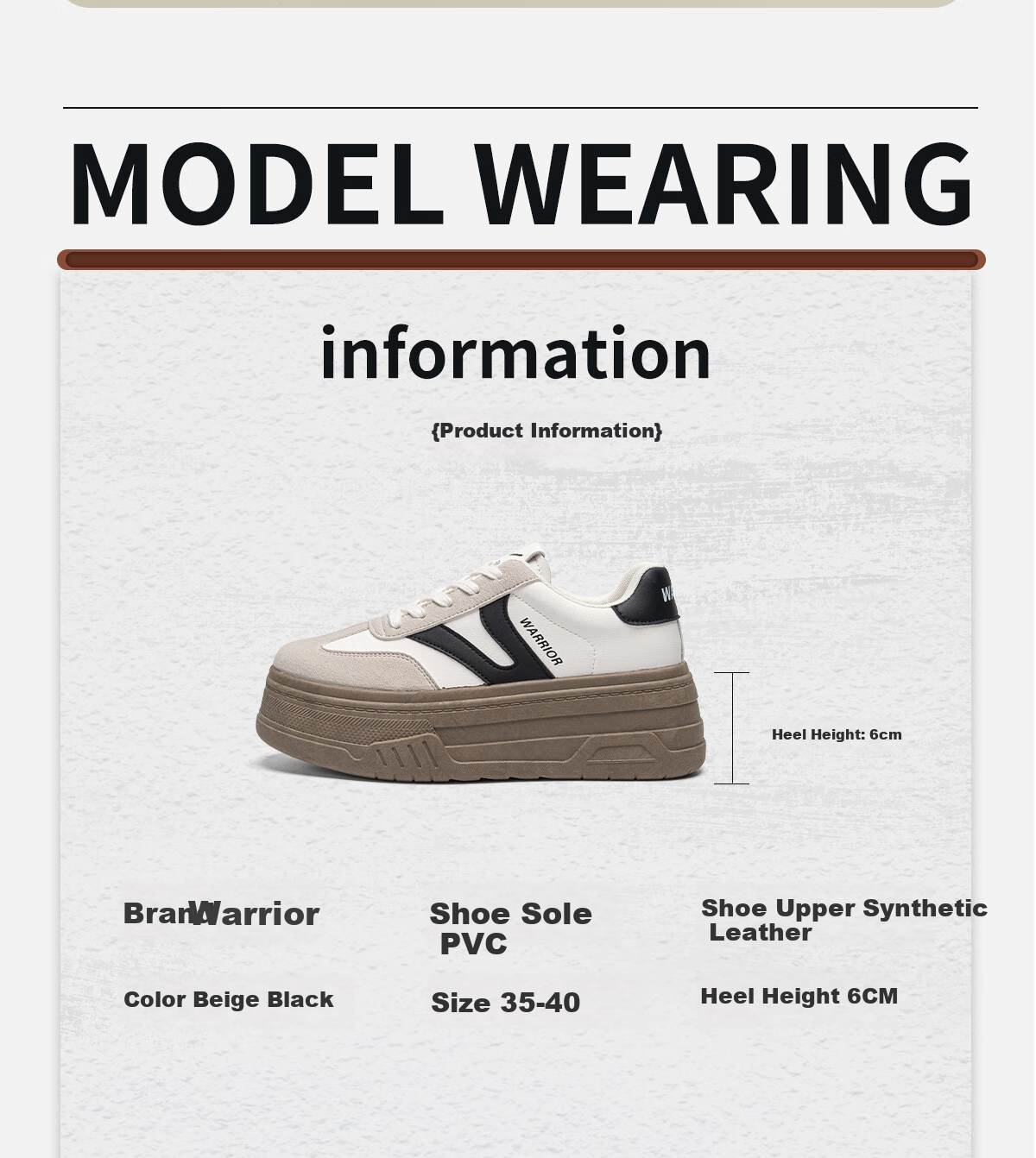 Huili Women's Shoes Spring Thick-Soled Training Shoes Versatile Comfortable Sneakers for Female Students Sports Casual Shoes Beige/white 39 5